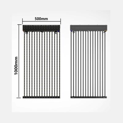 High Drafty Led Curtain Wall , IP65 Front Service LED Display For Commercial