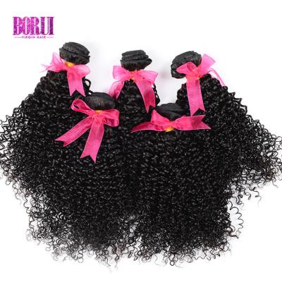Do cabelo natural peruano da onda do Virgin pacotes encaracolados perversos do cabelo humano do Weave