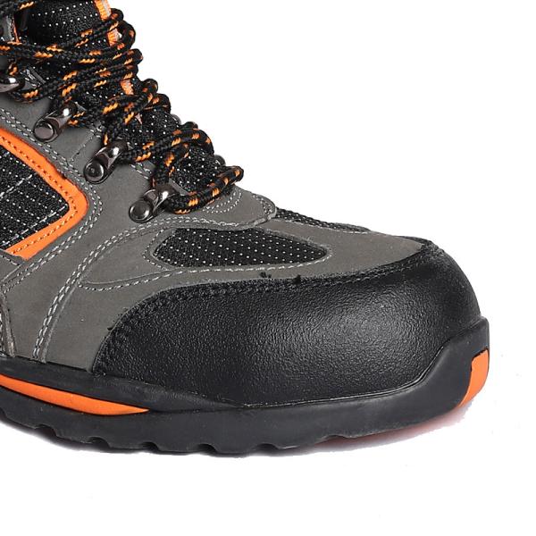 Brand Men'S Industrial Shoe Works Light Weight Cowhide Uppers Leather Steel Toe Steel Plate