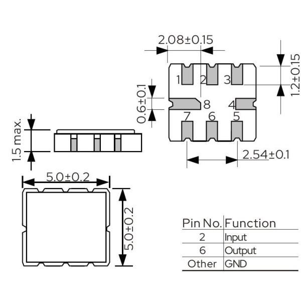 SMD QCC8C SAW Filter 5.0 X 5.0 для стабильной и точной частотной фильтрации SGS