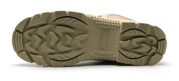 Cowhide Shock Resistant Desert Tactical Boots Anti Skid High Top Oxford Fabric