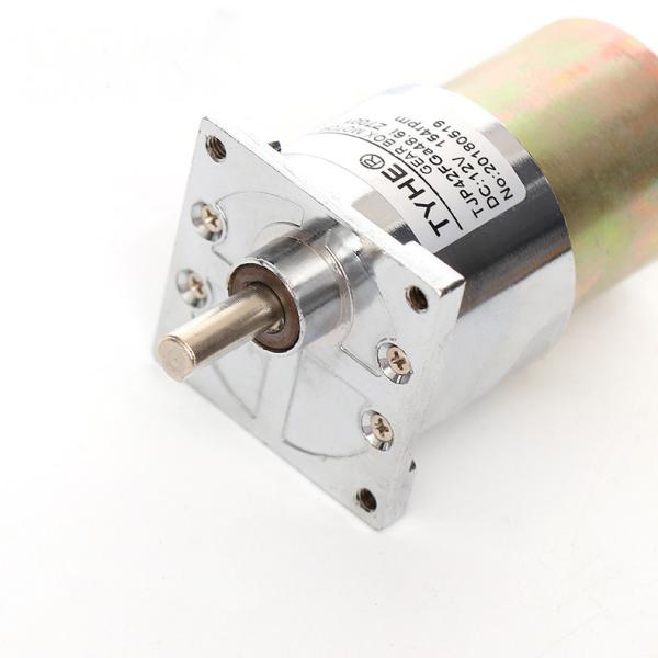 Coreless High Torque Dc Gear Motor Gearbox 12 Volt Metal Brush 50 Rpm For Led Light