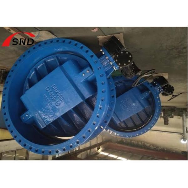 DN2000 Flange Butterfly Valve Medium Temperature 600lb 900lb Bf Valve