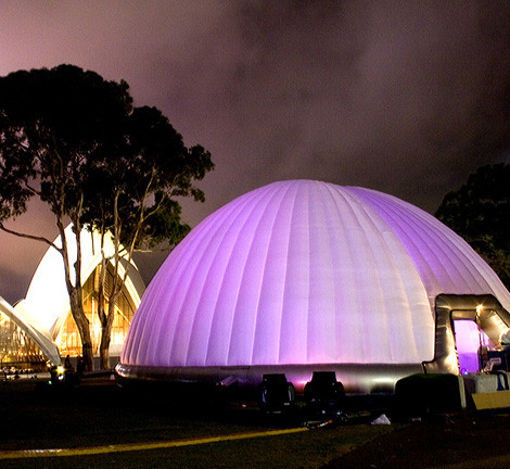 Шатер УФ- партии купола освещения сопротивления раздувной на крышка 30m этапа