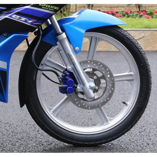 NEWANBO Off Road Motorbike Blue Color LED Headlight Sport Muffler