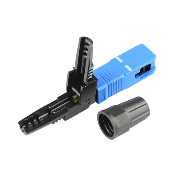 Fiber Optic Fast Conector FTTH Products SCPC Connector For Drop Cable 2.0mm