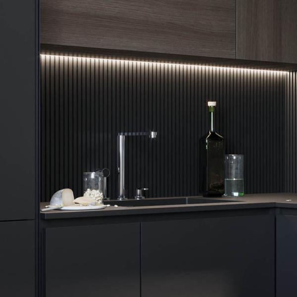 PVC Modern Cupboard Painting Over High Gloss Kitchen Cabinets