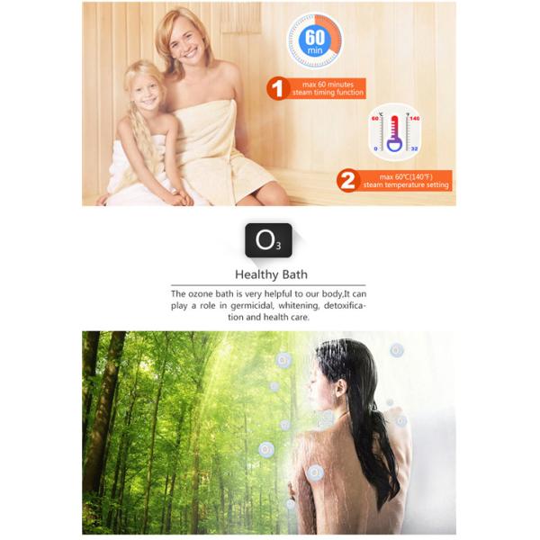 Floor Mounted Commercial Steam Room Equipment IPX5 Waterproof ROHS Certification