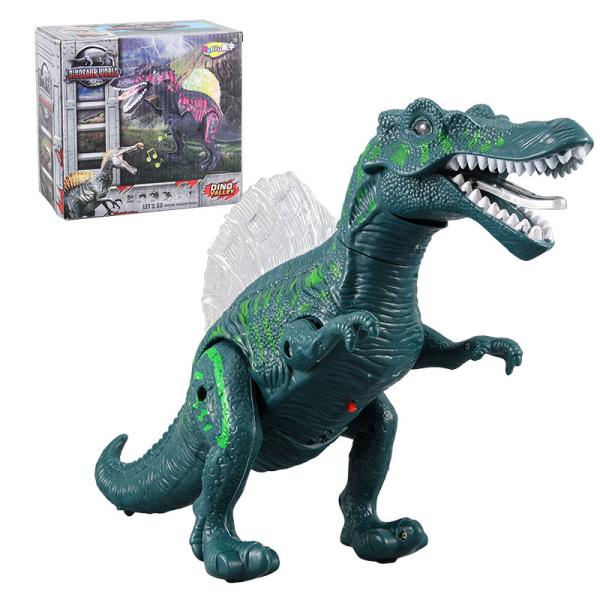 Unique Children's Toy Spine Backed Dragon with Lights Sound Walking and Biting Mouth