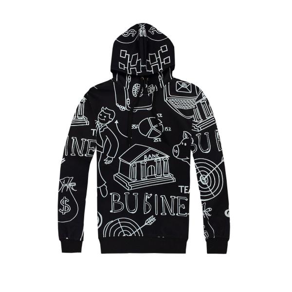 wholesale man's full white printing jogger tracksuit or oem service custom logo jogger sport suits