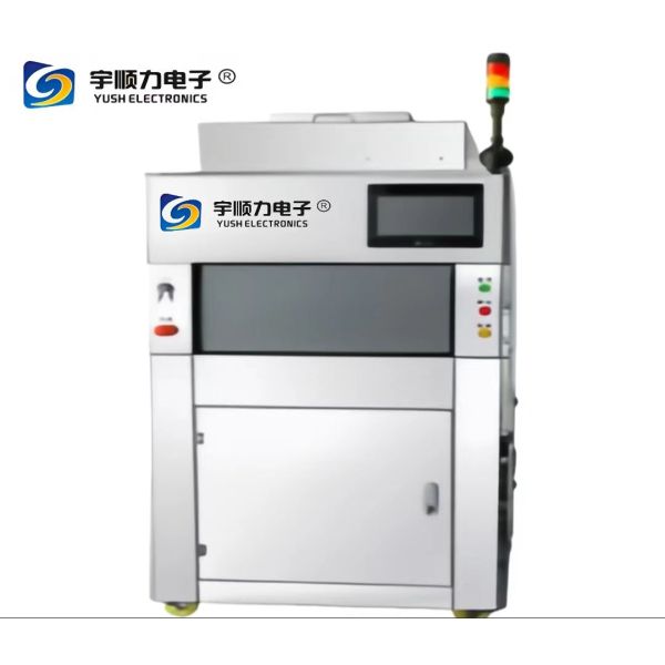 PLC Automatic Control Easy to Operate Mirror Stainless Steel Camera Module Cleaning Machine for PCB
