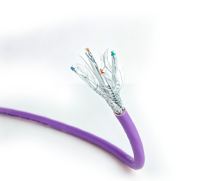 CAT7 LAN Cable 600MHz 23AWG Solid Copper with LSZH Jacket for Industrial Networks