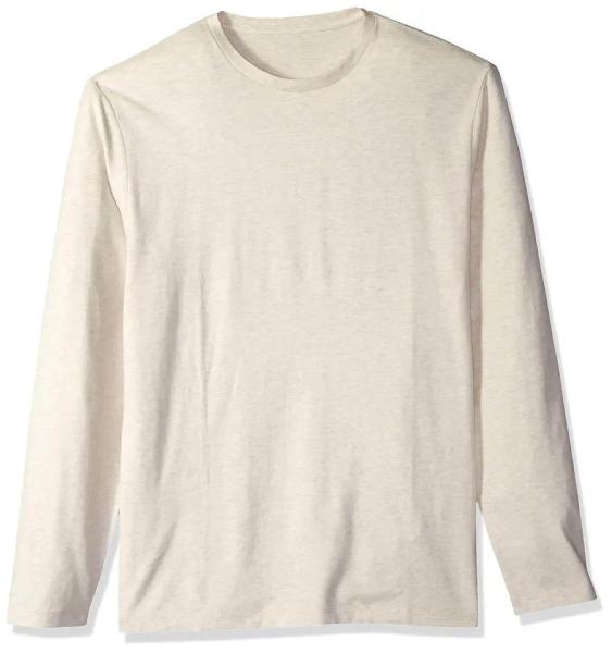                  Men′s Regular-Fit Long-Sleeve T-Shirt with Pocket             