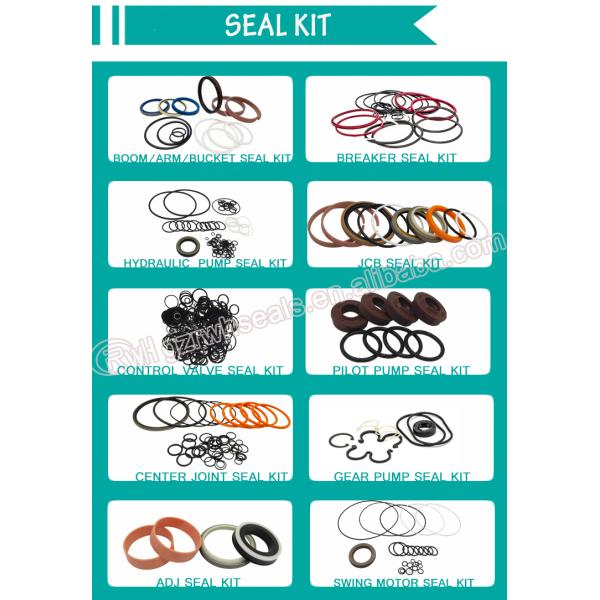 Excavator Hydraulic Seal Kit E345 Track Adjuster Seal Kit ADJ Seal Kit For Construction Equipment