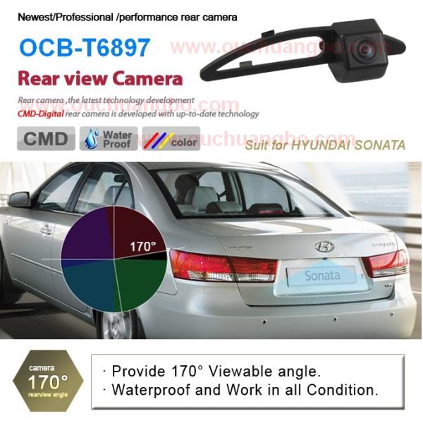 Ouchuangbo Car Parking Backup waterproof Night vision camera for Hyundai Sonata OCB-T6897