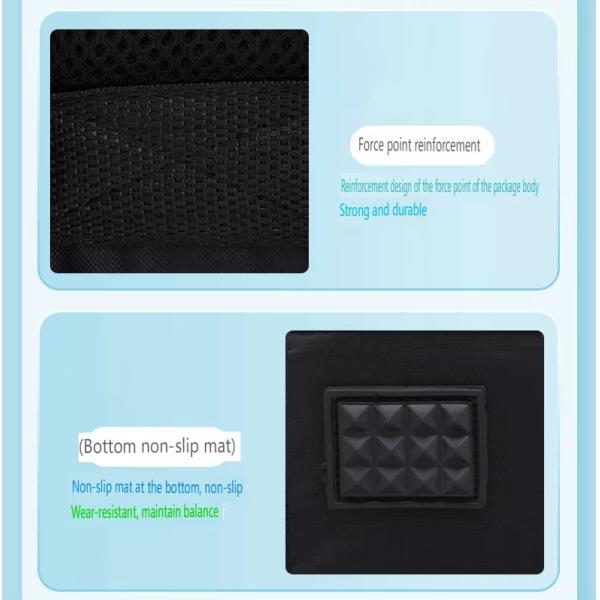 Oxford Pet Carrier Bag Semi Circle Dog Carrier Backpacks Breathable