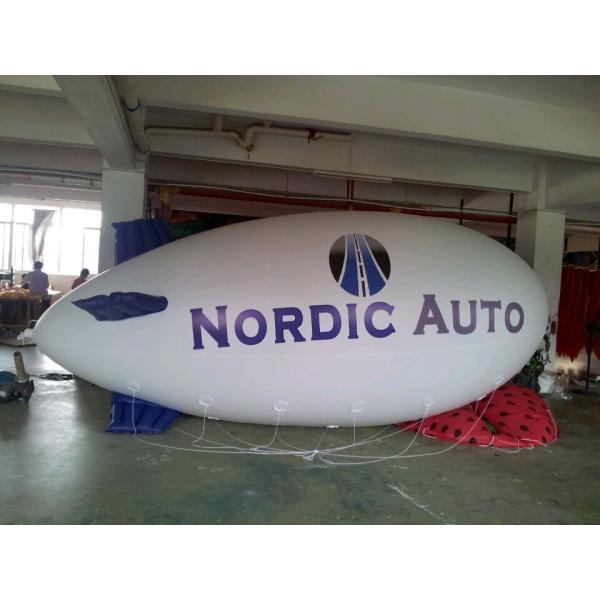 customized advertising advertising flying helium blimp balloon