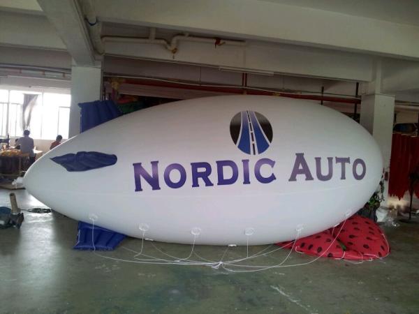customized advertising advertising flying helium blimp balloon