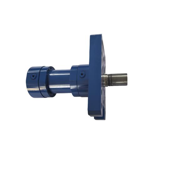 Cilindro hidráulico industrial con placa de montaje