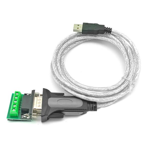 USB-A к RS485 Серийный порт DB9 Промышленный цифровой сигнал кабеля, поддержка различных интерфейсов настройки