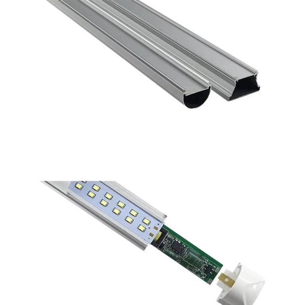 Long-lasting 18W 4ft LED Tube Light Double Row 2000lm THD 10% Lifespan 50000 Hours