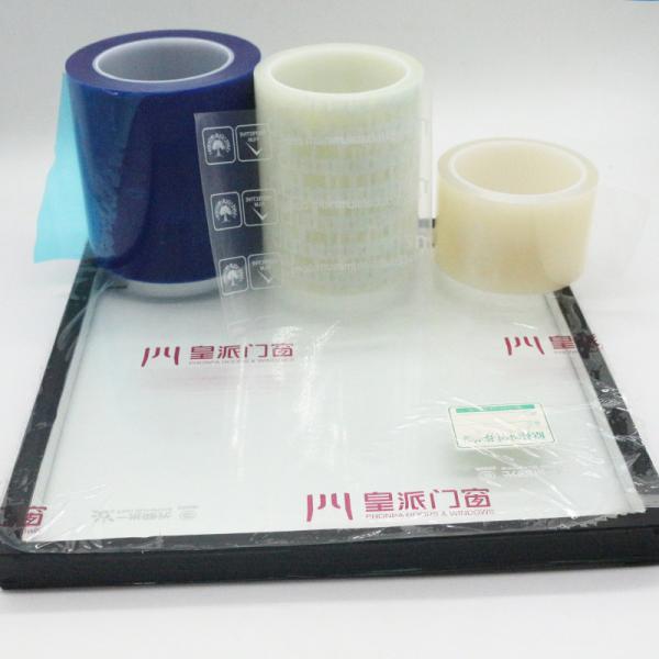 Blue PE Protective Film/Tape for Glass and  Windows Door Frame Stainless Steel & Elevator Protection
