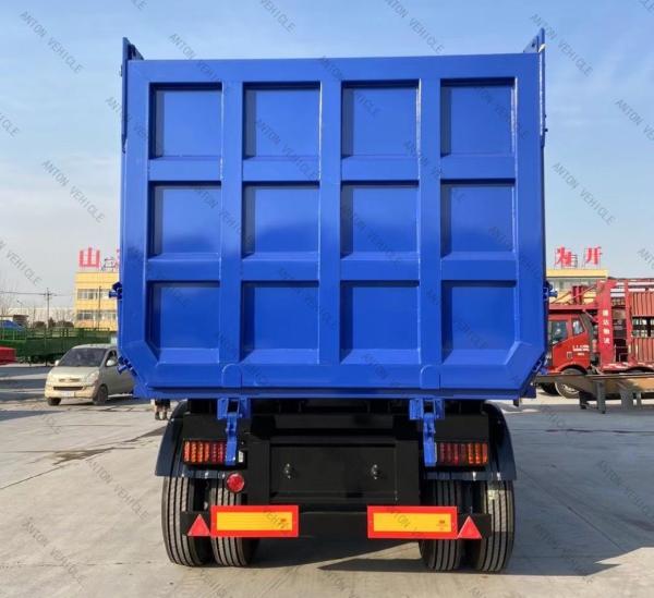 Fuwa / BPW 3/4 Axles U Shape Hydraulic Cylinder Dump Tipping Tipper Rear Dump Semi Trailer