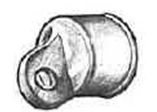Galvanized Rail End Caps For Galvanized Chain Link Fencing Fittling