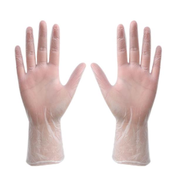 100 Pieces Civil Use 140g PVC Powder Free Disposable Gloves