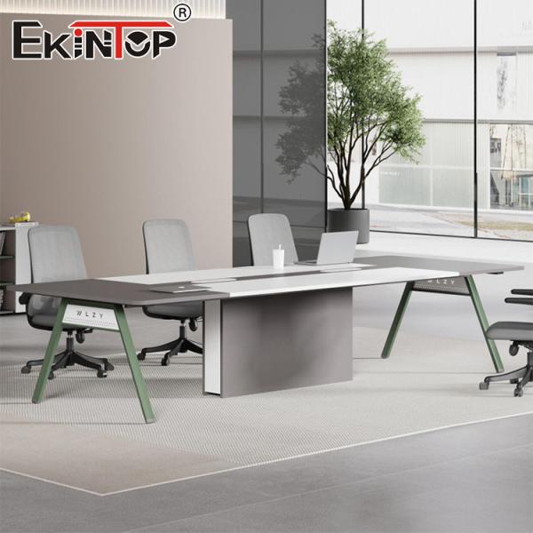 Mobiliário de escritório pernas de metal escritório de madeira em estilo moderno fabricante