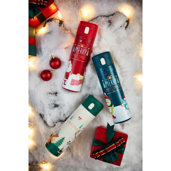 Вакуумные бутылки Термосы Светодиодные цифровые бутылки с водой Вакуумные кружки из нержавеющей стали