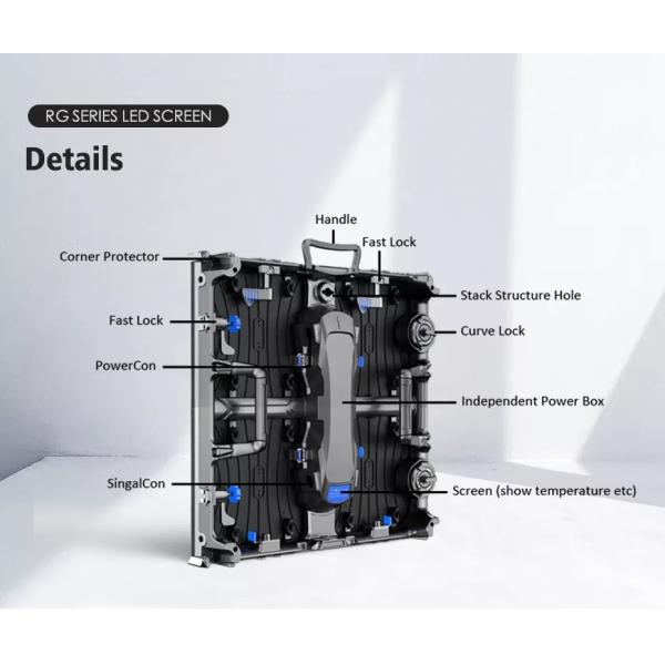 Complete System P2.6 P3.91 Indoor Outdoor Rental LED Wall Panel Waterproof Stage