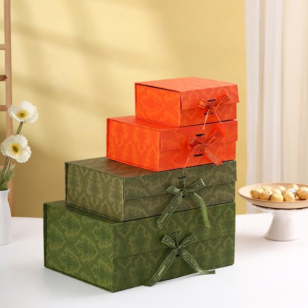 Перерабатываемый подарочный коробка картонный картон складный магнитный крышка