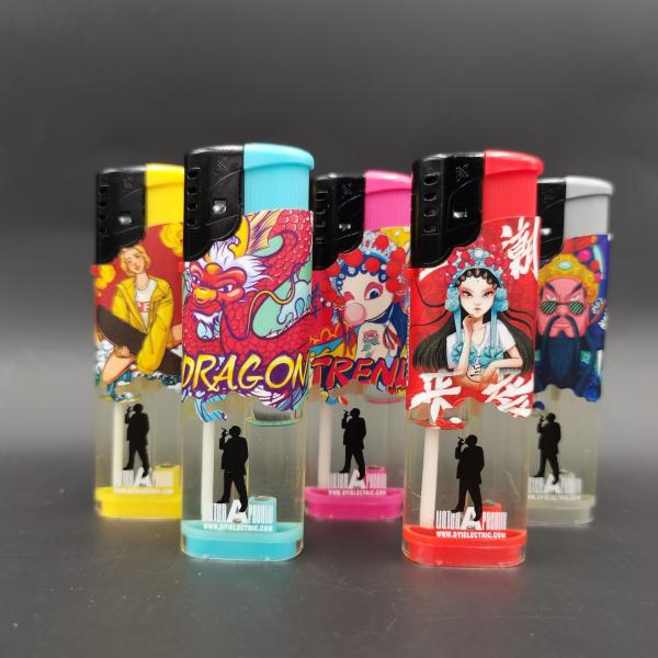 Refillable Custom Personalized Electronic Lighter for Corporation Marketing Promotion