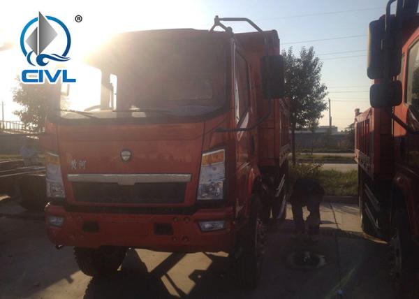 EuroIII 4x2 6 Tires CDW Diesel Heavy Duty Dump Truck 65 Hp 2T Loading Capacity New Diesel Dumper