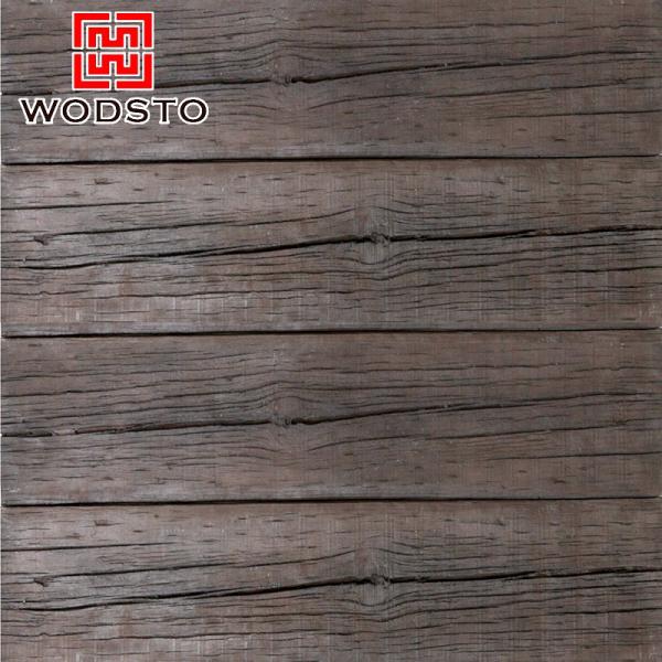 Outdoor eco friendly decking cement board with antique wood style