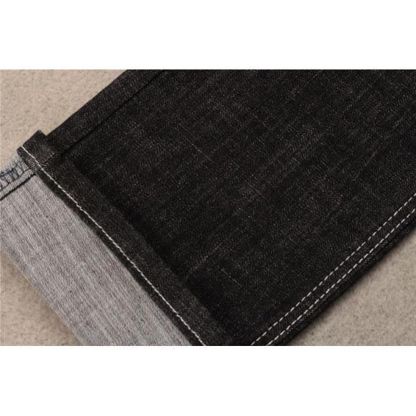 materia textil estirable del dril de algodón de la tela del dril de algodón de la marca de rayitas cruzadas del algodón para hombre del añil 9.5oz