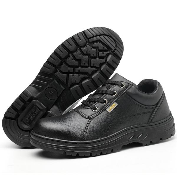 Microfiber Leather Waterproof Industrial Work Boots Steel Toe Anti Smash