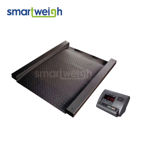 Mini Ultra Low Platform Digital Floor Scale 1T - 3T Carbon Steel Floor Scale With Ramp