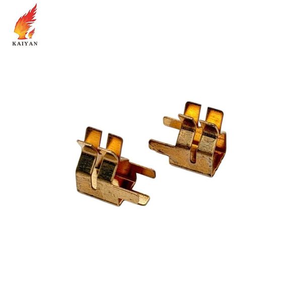 Custom Stamped Metal Parts Phosphor Bronze Electrical Contact Strip For Connectors