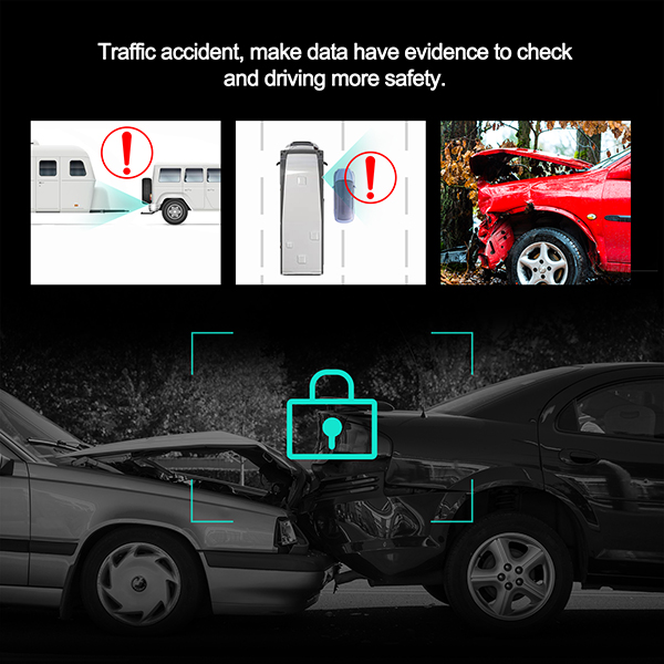 HD 1080P Truck Rearview Camera DVR Reverse Backup Camera Orange Corlor