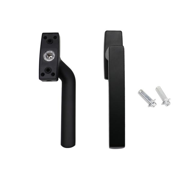 Aluminum Windows with Child Lock & Hidden Safety Lock Square Shaft Handle Design
