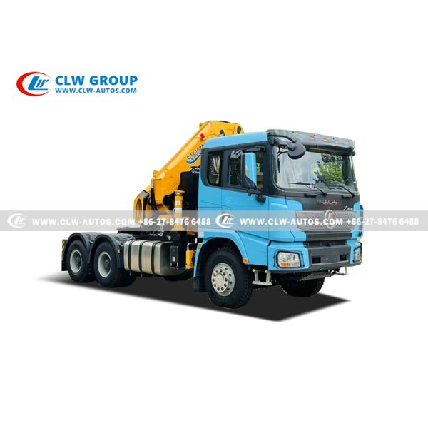 SHACMAN X3000 6×4 Truck Mounted Crane with 430 HP Weichai Engine and 8-Ton Knuckle Boom Crane Featuring Hydraulic Stabilizer Outriggers
