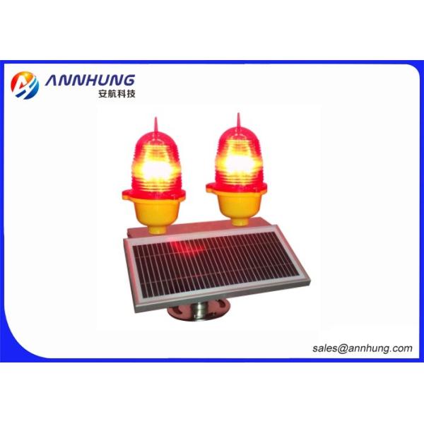 Microprocessor Controlled Solar Aviation Obstruction Light Low Intensity Remote Control ON/OFF