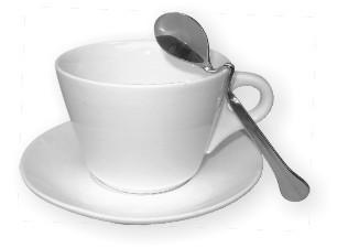 O café relativo à promoção do hotel agride 8Oz usado com boa vinda Tray Set