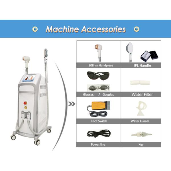подмолаживание 15 x 50mm2 кожи удаления волос лазера диода Ipl SHR угорь 480nm постоянное