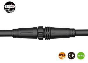 IP68 M26 23.6mm conector impermeável de 8 Pin