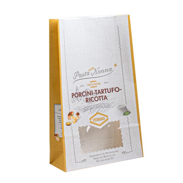 透明窓 生物分解性 クラフト紙袋 内面 油性