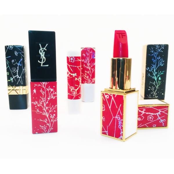 Customize Printing Waterproof Vintage Floral Custom Printed Washi Tape for Lipstick DIY Decoration