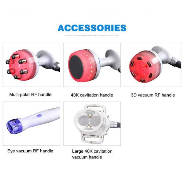 Ultrasonic Rf 2*40k 5 In 1 Slimming Machine Vacuum Infrared Cavitation